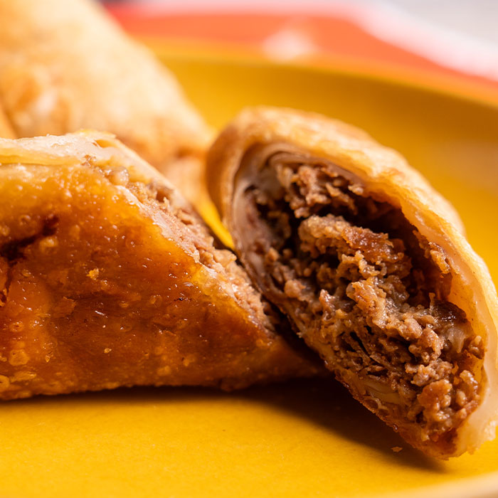 Cheeseburger Egg Rolls (Air Fryer & Oven)