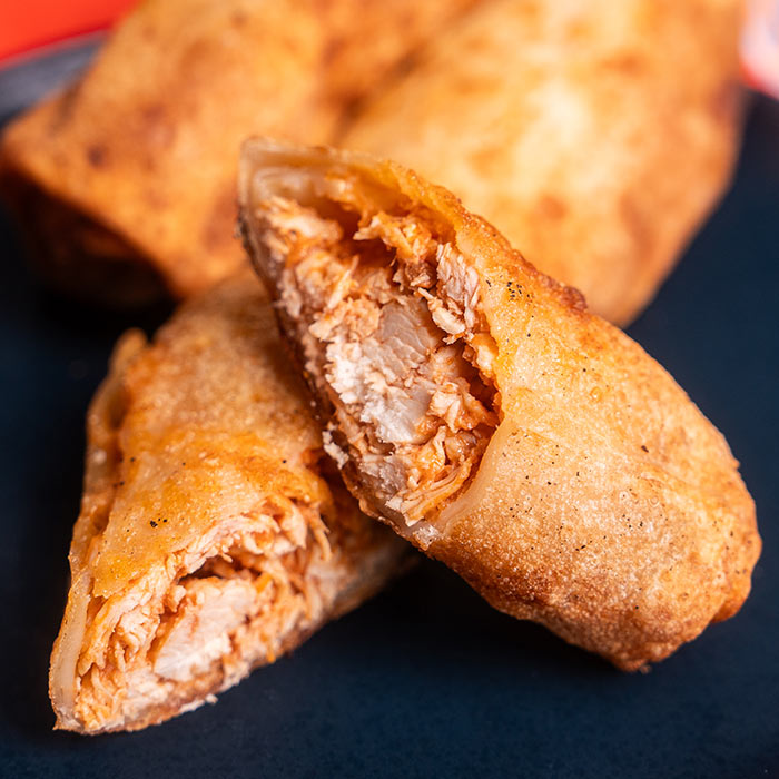 Chicken Parm Egg Rolls (Air Fryer & Oven)