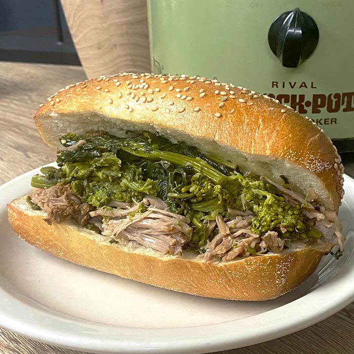 Philly Roast Pork & Broccoli Rabe